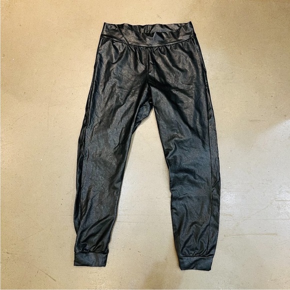 Commando faux leather joggers for sale or trade for small - Picture 2 of 5